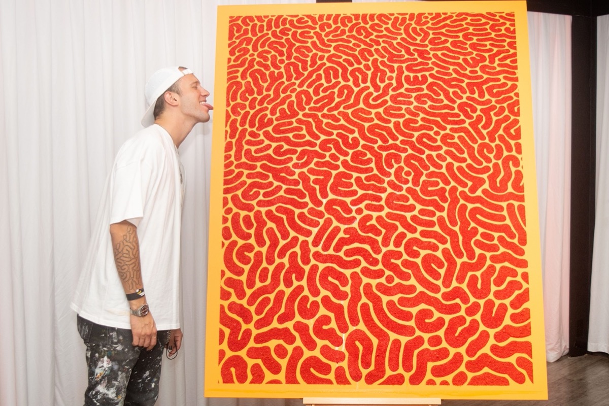 Cheetos art piece